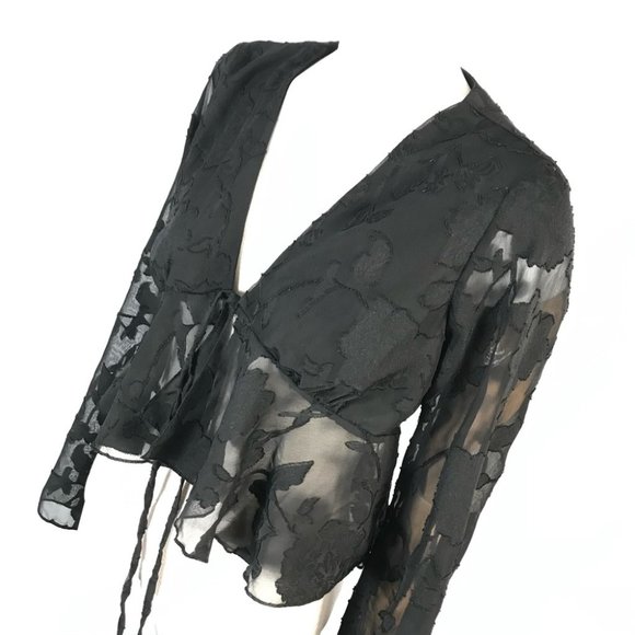 SHEIN floral sheer cardigan - Picture 3 of 9